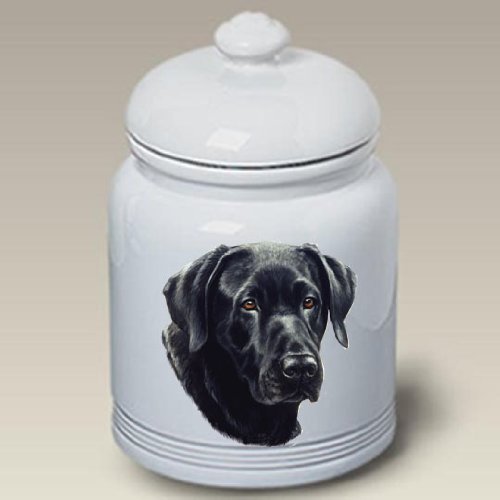 A Cookie Jars with a Labrador print