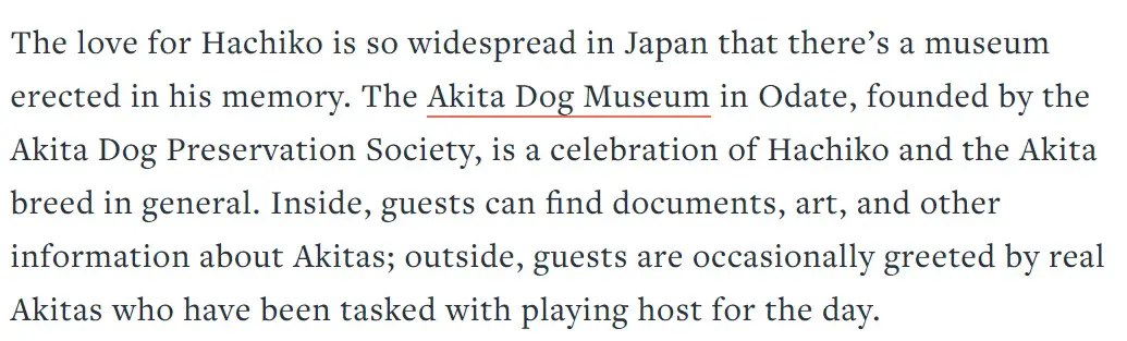 facto no. 7 of Akita Inu dog