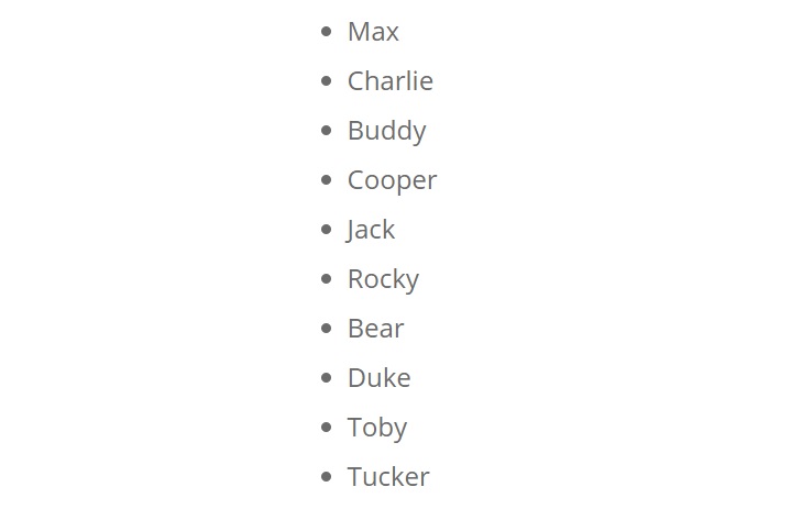 A list of German Shepherd Dog names