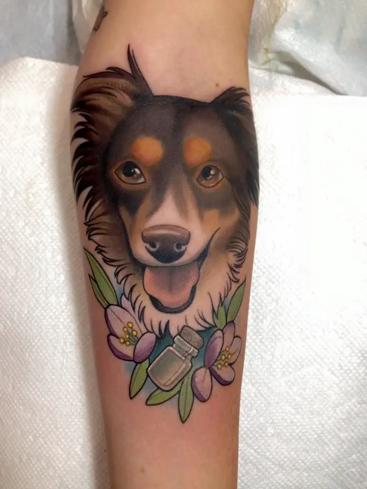 The 25 Cutest Australian Shepherd Dog Tattoos Ever  Dog tattoos Dog  tattoo Australian shepherd dogs
