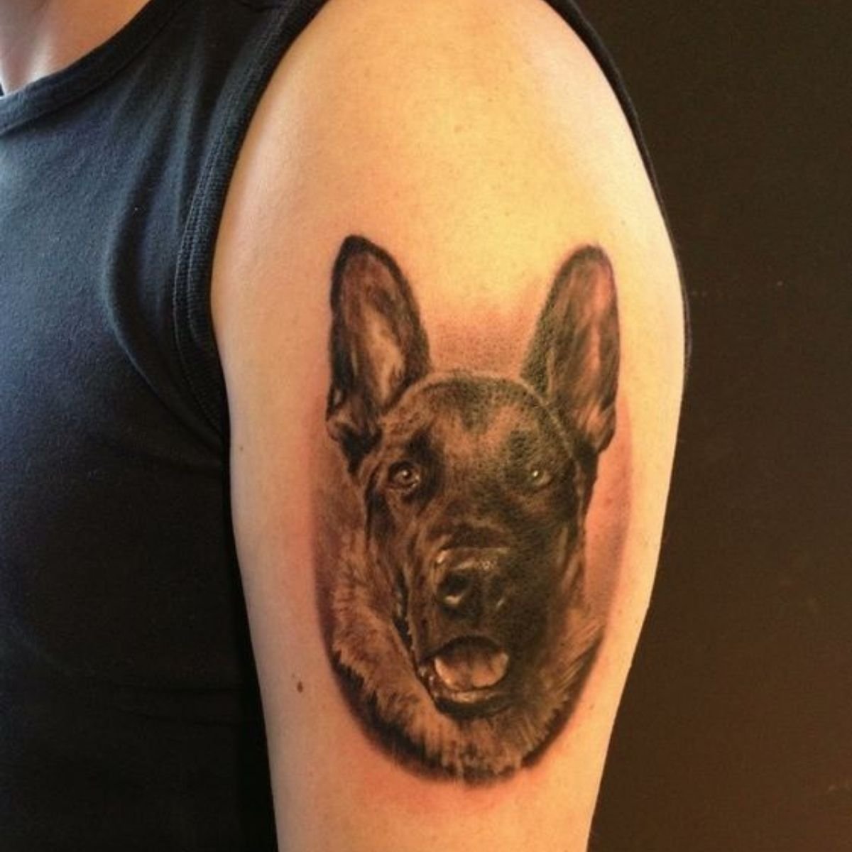 50+ Best German Shepherd Dog Tattoo Ideas - The Paws