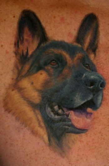 10 Awesome German Shepherd Tattoo Designs  Ideas  German shepherd tattoo  Tattoo designs Feminine skull tattoos