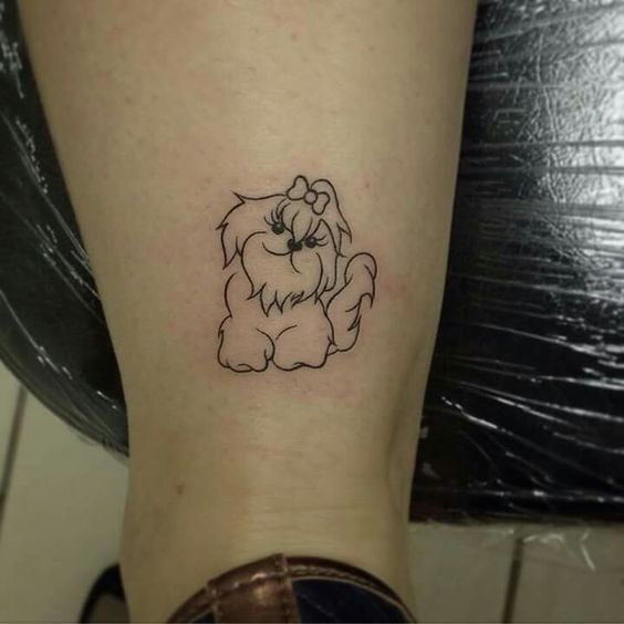 Top 50+ Shih Tzu Tattoos of AllTime The Paws