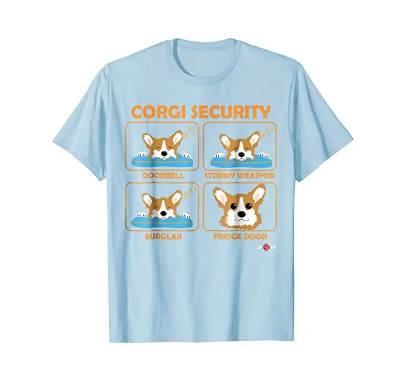Corgi Security Funny T-Shirt