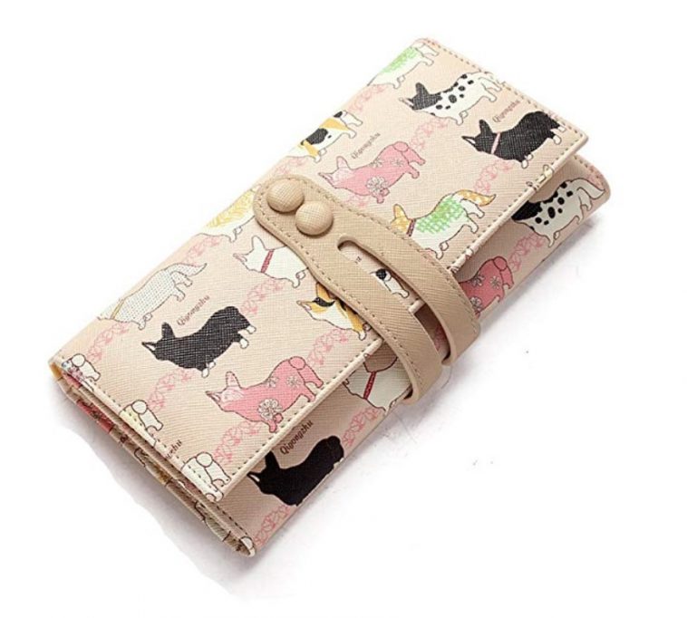 Clutch Bag designed with Corgi patterns