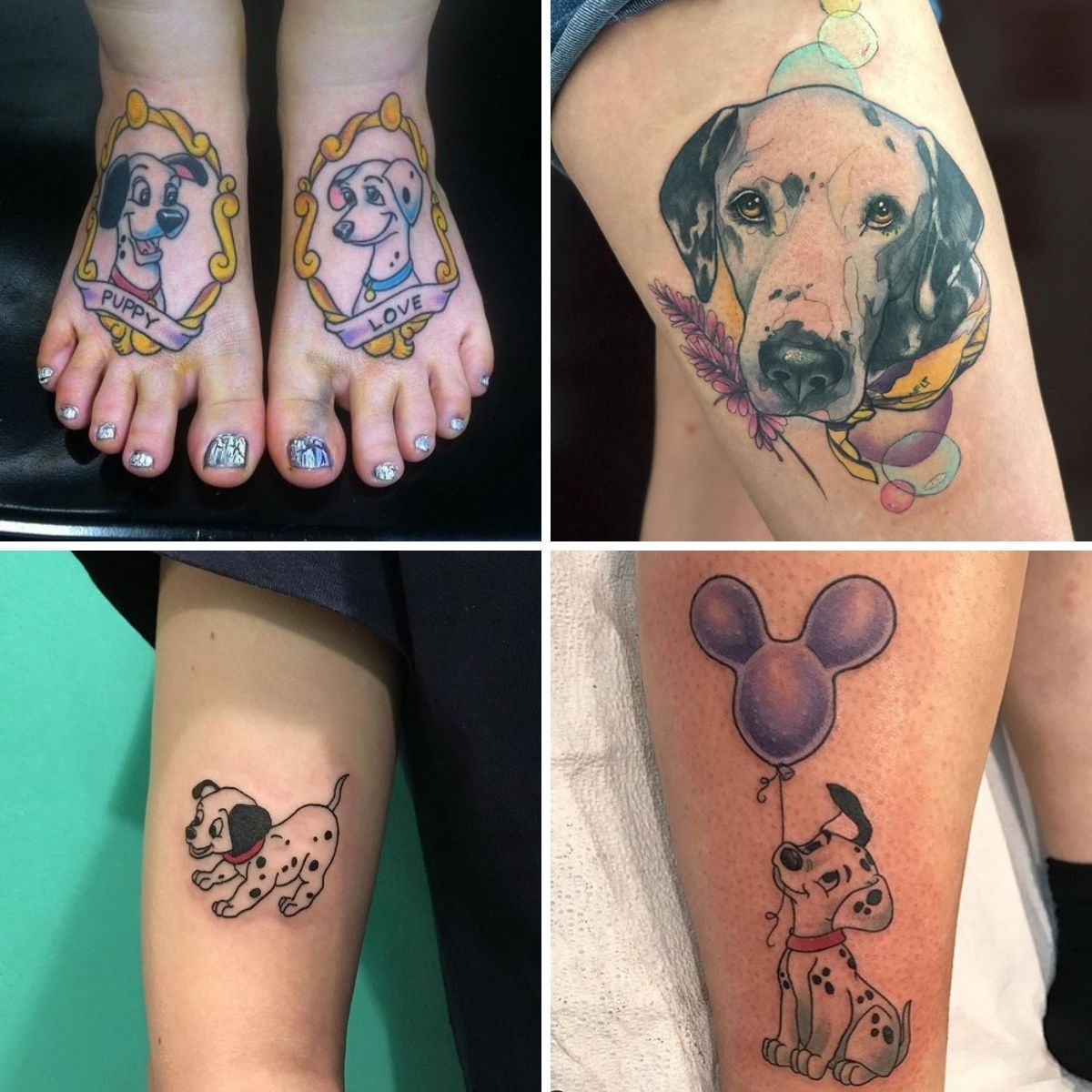 25 Best Dalmatian Tattoo Designs - The Paws