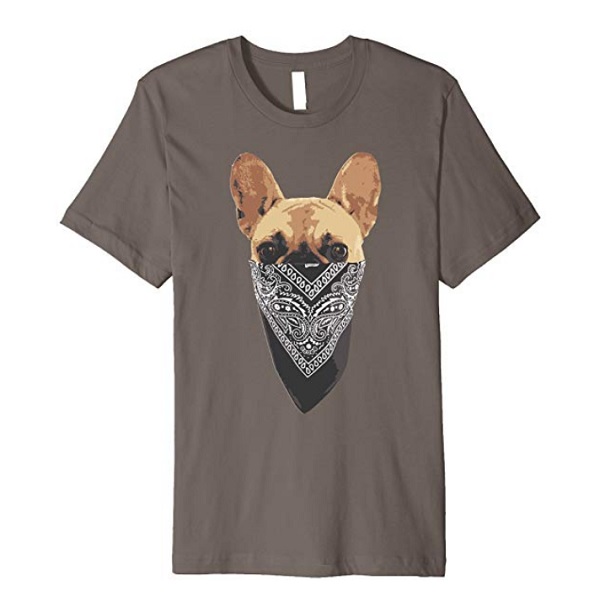Men's T-Shirt with French Bulldog print