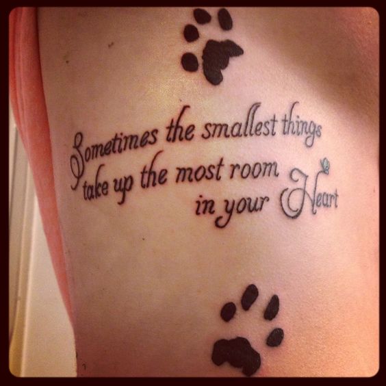 Tattoo uploaded by Damm Nice Tattoo Studios  Atticus quote and dog paw  print in water color and pointilism  Tattoodo