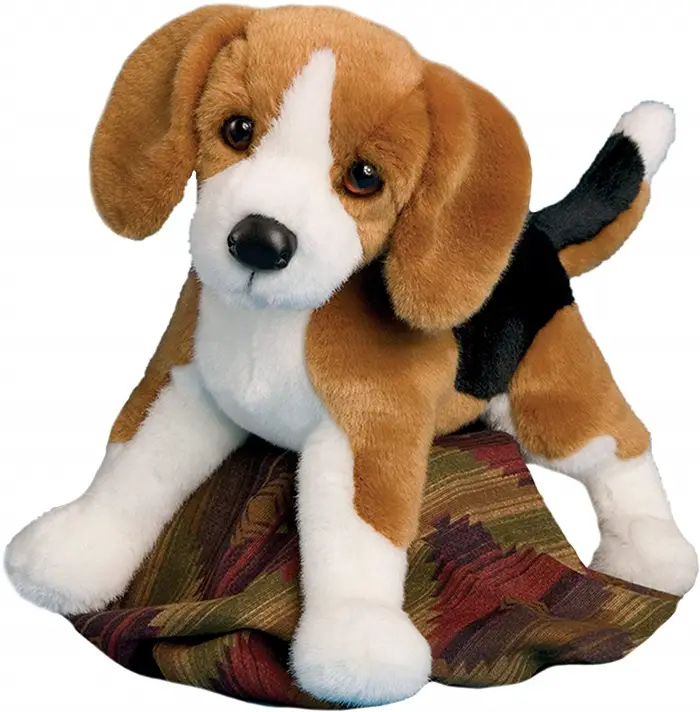 A Beagle plush toy