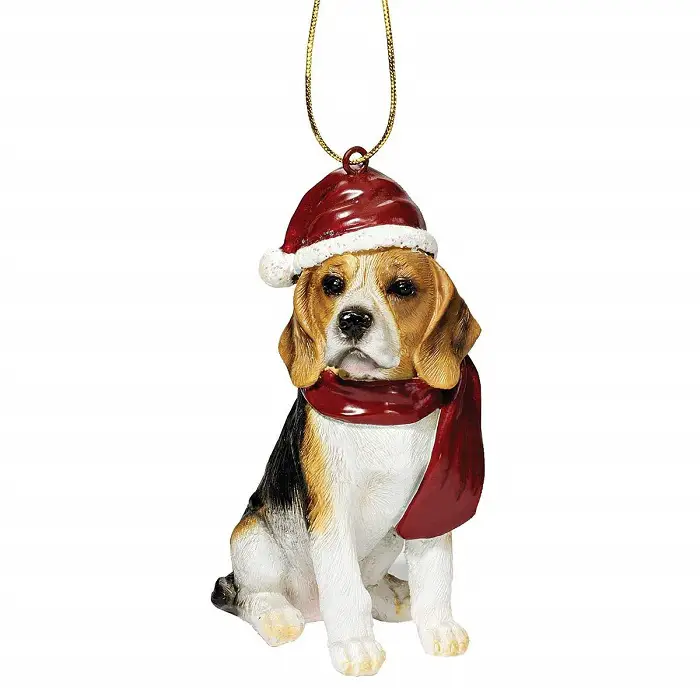 A Beagle christmas tree ornament