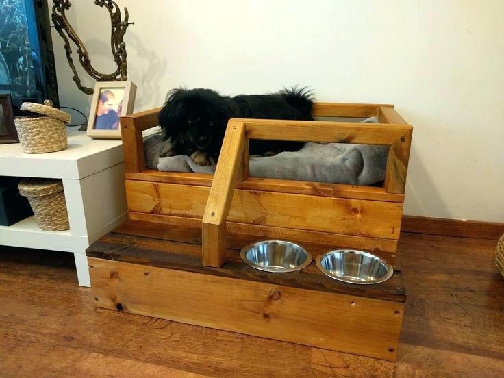 wooden Dog Bed Ideas with stairs