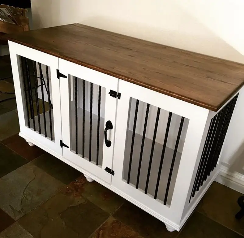 wooden dog crate furniture