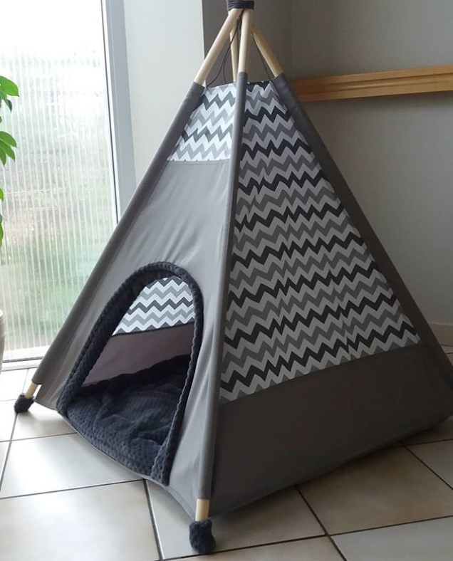 A Boho type Dog House