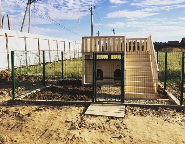 A Wooden Dog House