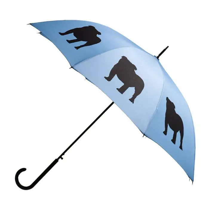 A Rain Umbrella with English Bulldog prints