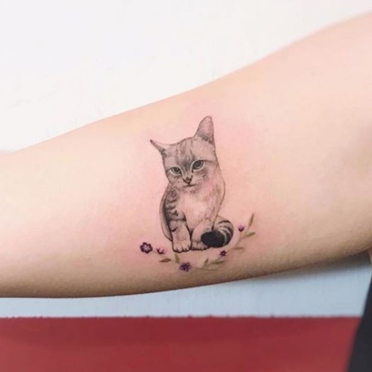 27 Best Black and White Cat Tattoo Designs - The Paws