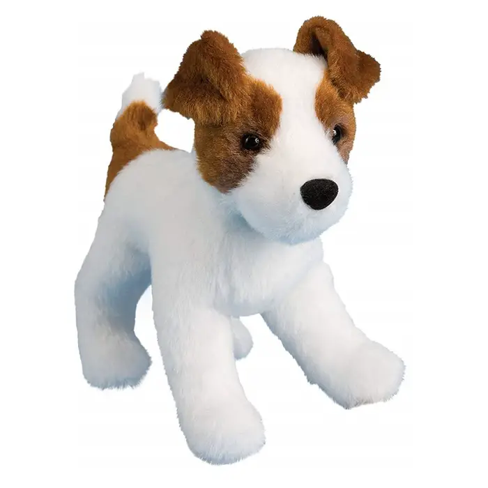 Jack Russell Plush toy in an isolated white background