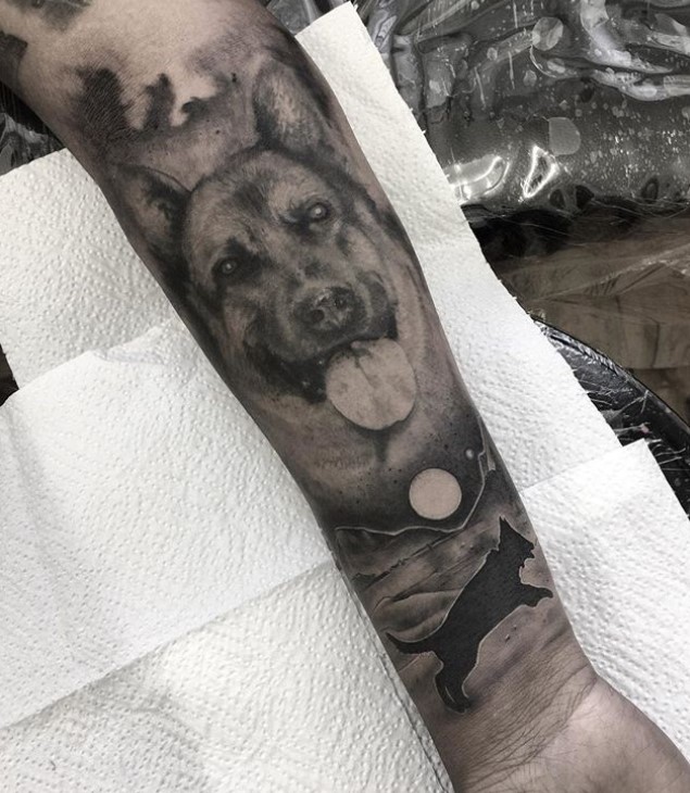 k9 in Tattoos  Search in 13M Tattoos Now  Tattoodo