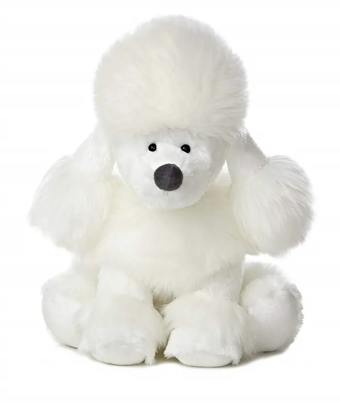 White Poodle plush toy