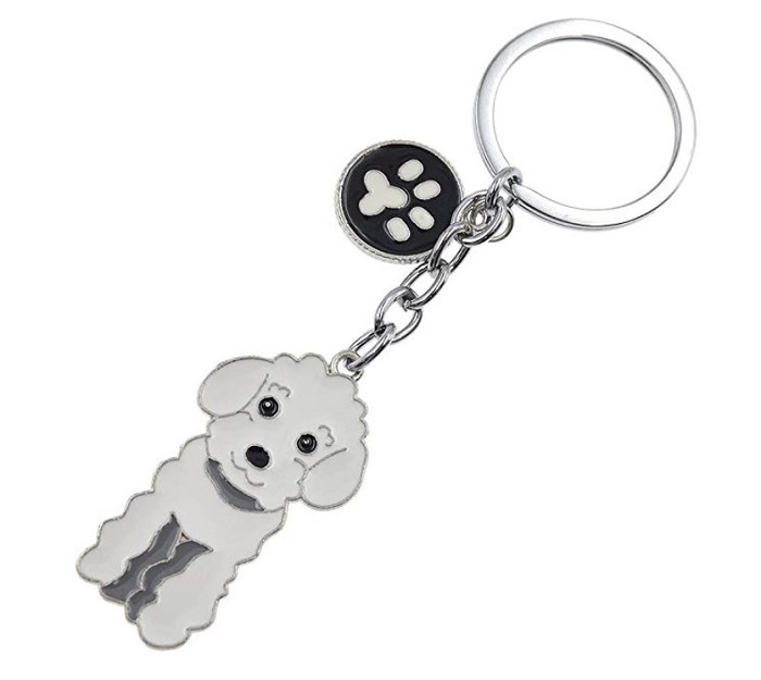 Poodle Keychain