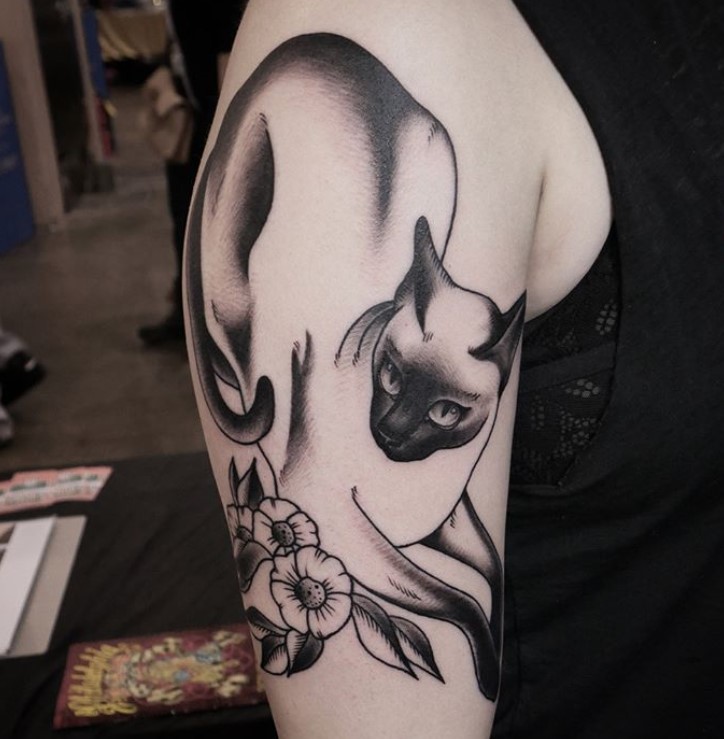 20 Best Siamese Cat Tattoo Designs The Paws