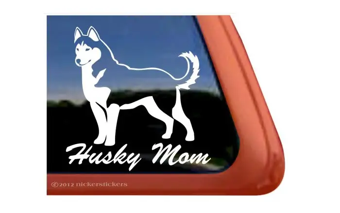 Siberian Husky decal sticker