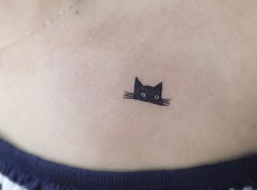 25 Best Small Cat Tattoo Designs | The Paws