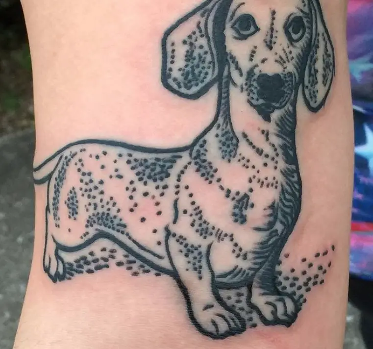 Wiener Dog tattoo