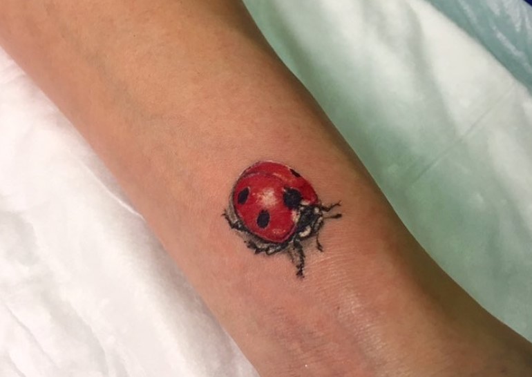 70 Crazy 3D Tattoos That Will Twist Your Mind  Lady bug tattoo Beetle  tattoo 3d tattoos