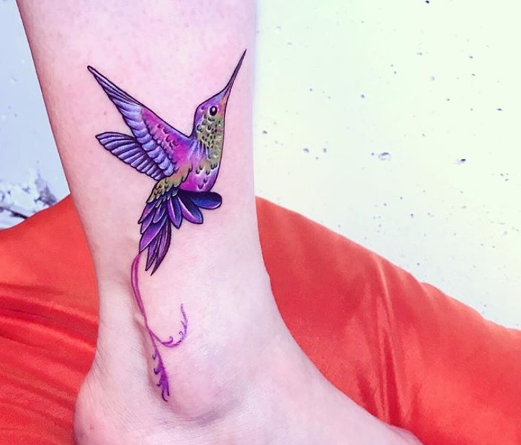 28 Best Watercolor Hummingbird Tattoo Designs The Paws