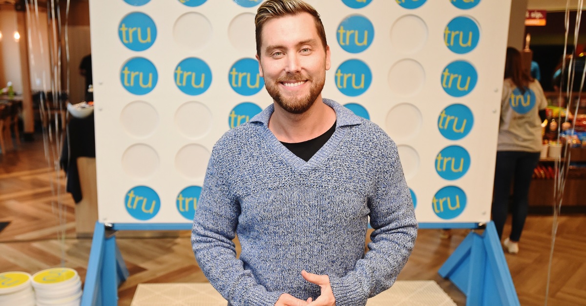 Lance Bass in an event of tru