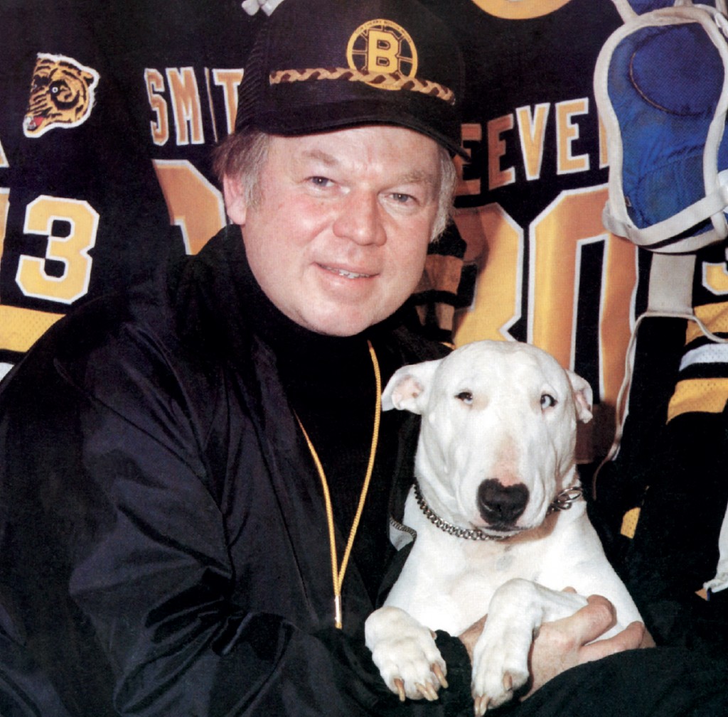 Don Cherry with his Bull Terrier