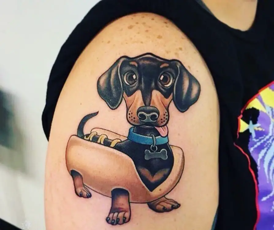 14 Best Dachshund Tattoo Designs You Have Ever Seen - The Paws