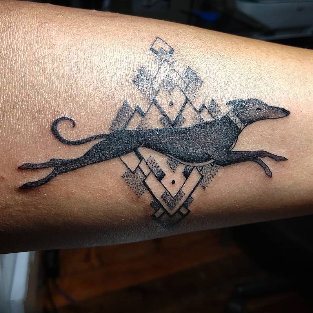 Greyhound Tattoos - Etsy Australia