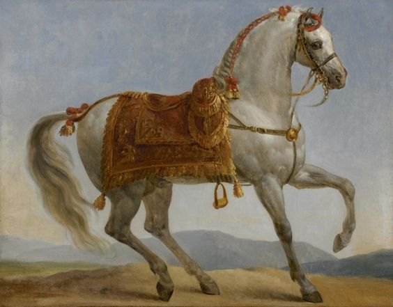an artwork of a horse named Marengo