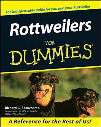 photo of two Rottweiler and with title - Rottweilers For Dummies