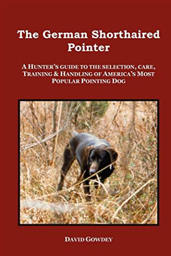 photo of a German Shorthaired Pointer and with title- The German Shorthaired Pointer: a Hunter’s Guide