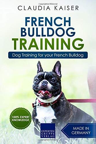 photo of a smiling French Bulldog and with title - French Bulldog training