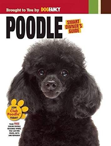 book cover with title - Poodle (Smart Owner’s Guide), and a photo of a black podle