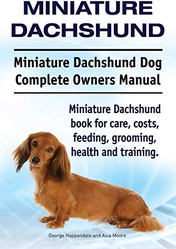 Book cover with a photo of a Dachshund sitting in sideview position showing its long body and title as 