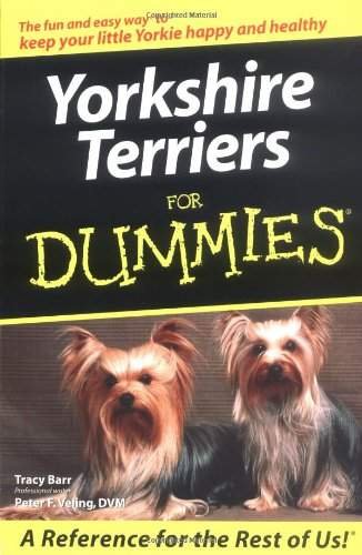 Yorkshire Terrier book with title