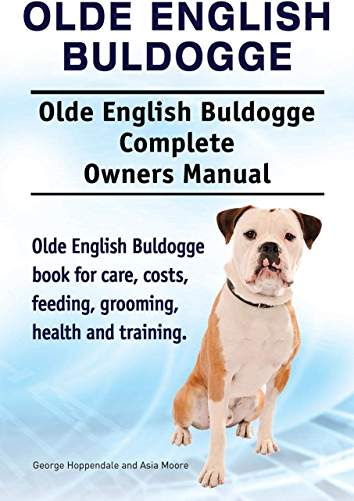 Book cover with a photo of an English Bulldog in sitting position and titled as 