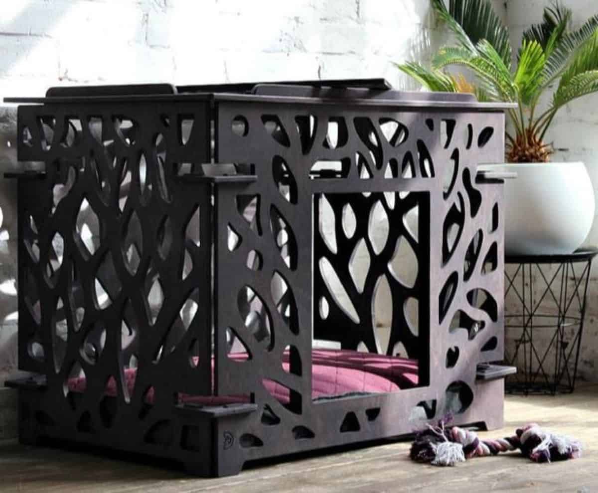 beautiful dog crate