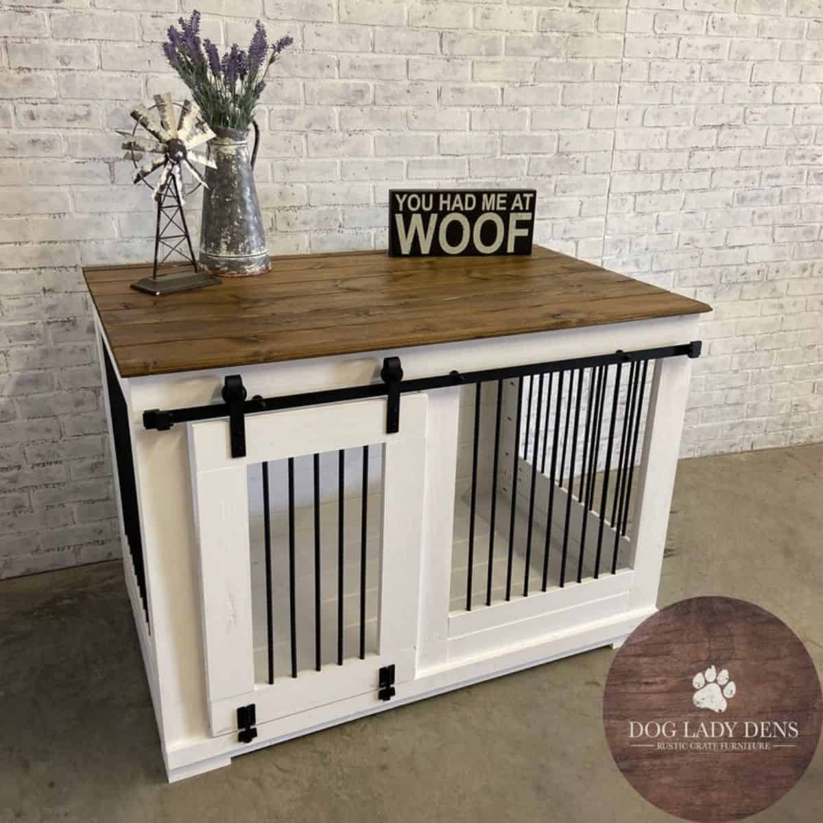 dog crate bran sliding door