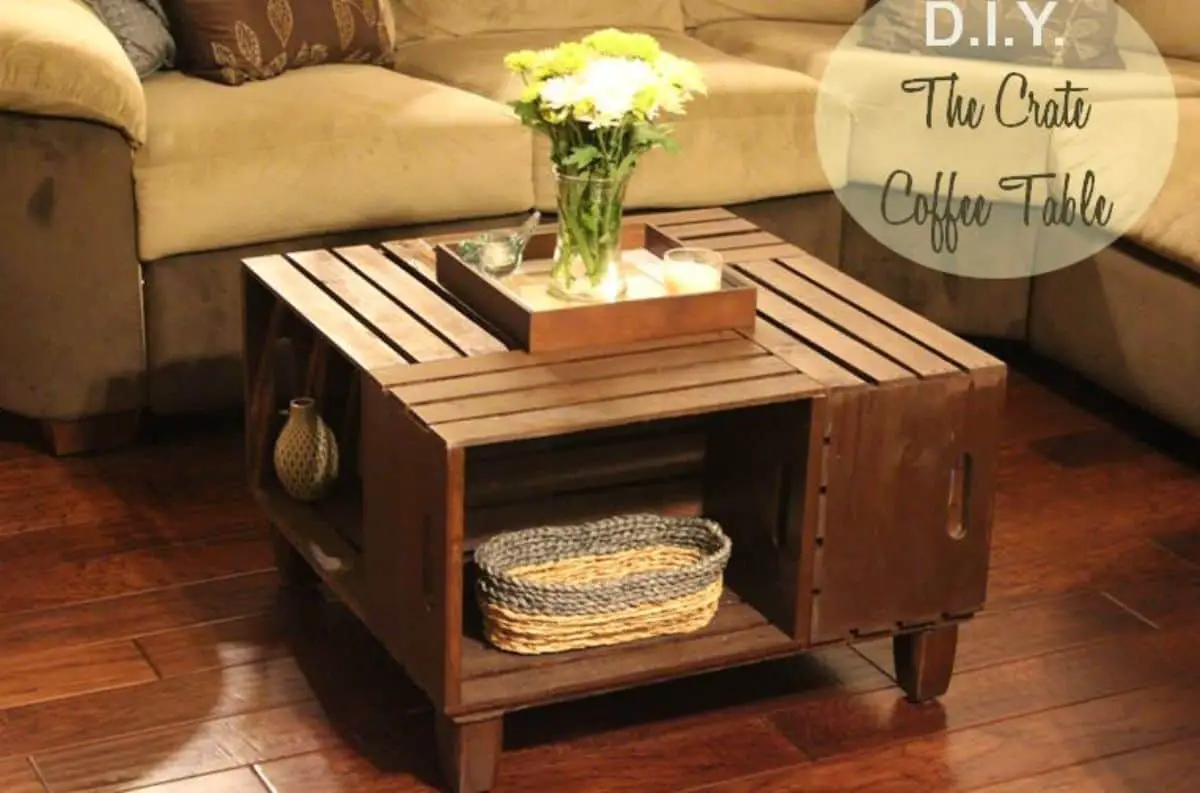 DIY wood coffee table