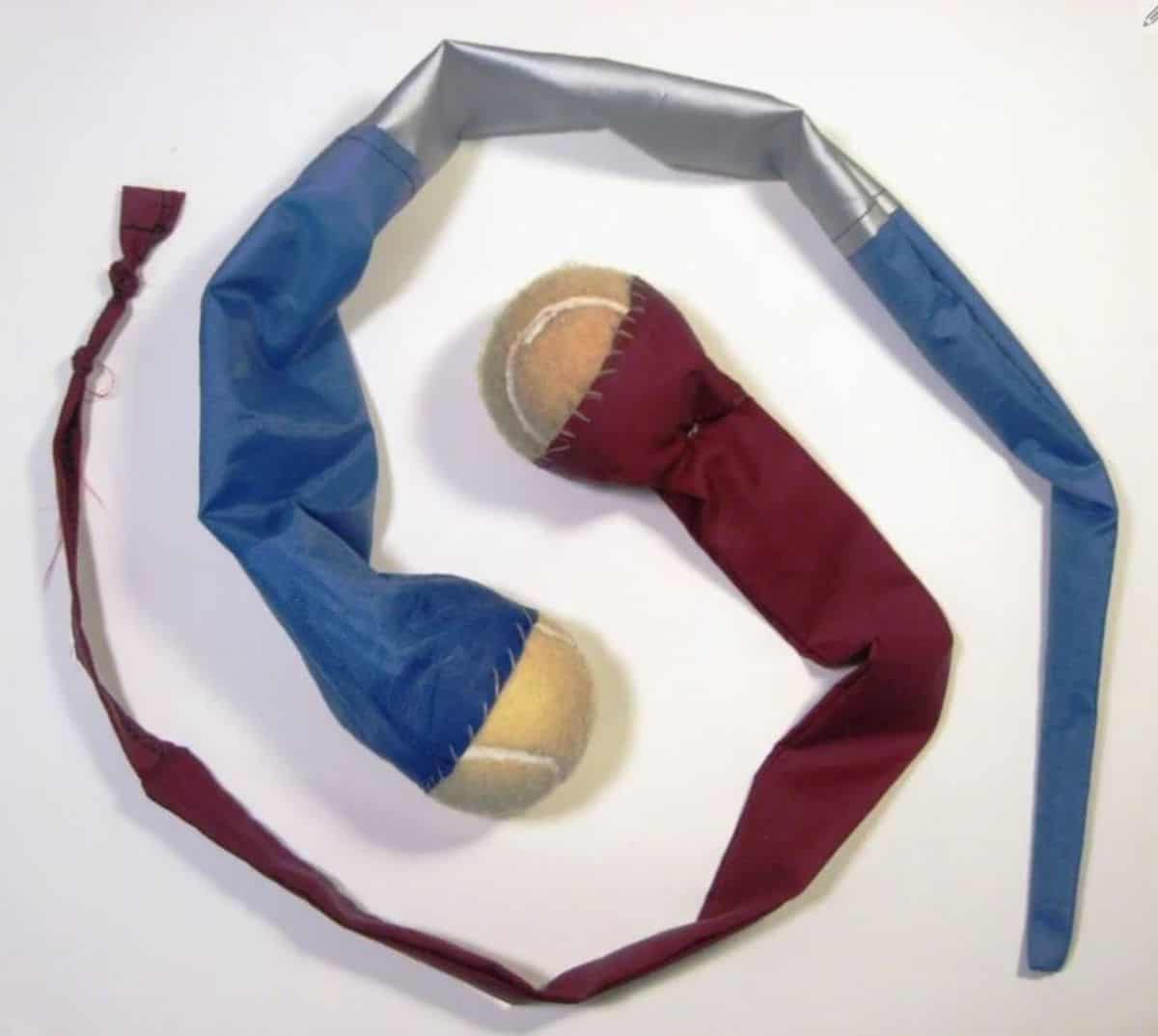 DIY fox tale dog toy